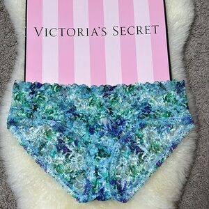 Victoria's Secret Blue and Green Lace Panties